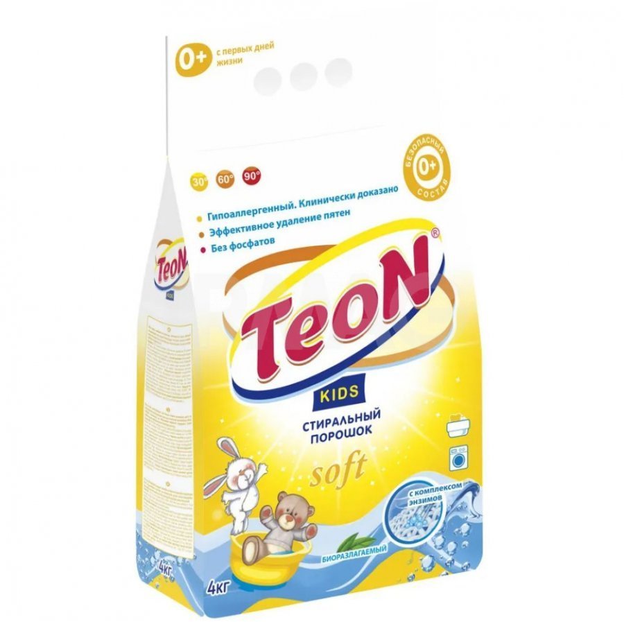Стиральный порошок Kids Teon, 4 кг  фото 1 &mdash; TD-EX.RU