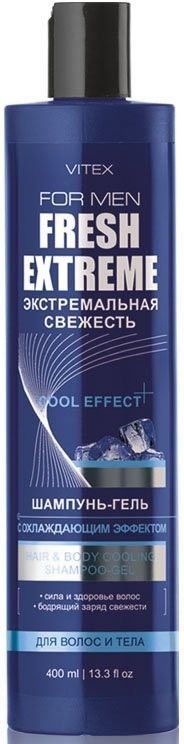 Шампунь-гель для волос и тела с охлаждающим эффектом Витэкс, 400 мл фото 1 &mdash; TD-EX.RU