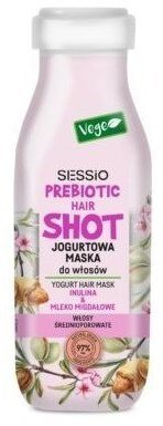 Sessio Prebiotic Hair Shot Йогуртовая маска для волос с инулином и миндальным молоком, 350 г фото 1 &mdash; TD-EX.RU