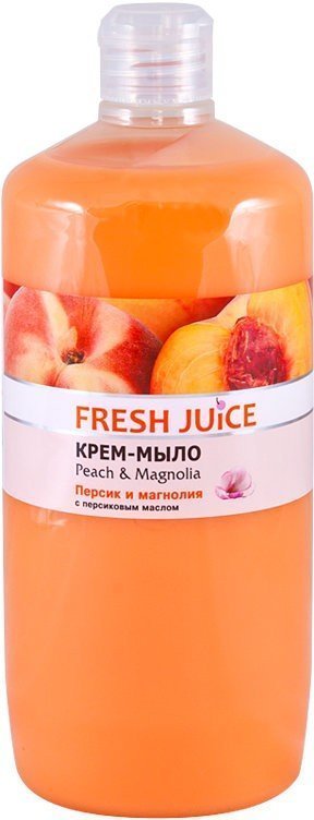 Крем-мыло с дозатором "Peach & Magnolia" Fresh Juice, 1000 мл фото 1 &mdash; TD-EX.RU