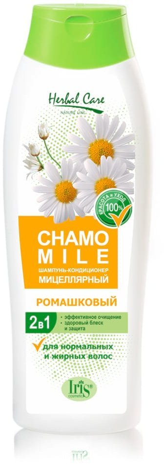 Шампунь-кондиционер мицеллярный Ромашковый Herbal care Iris, 400 мл фото 1 &mdash; TD-EX.RU