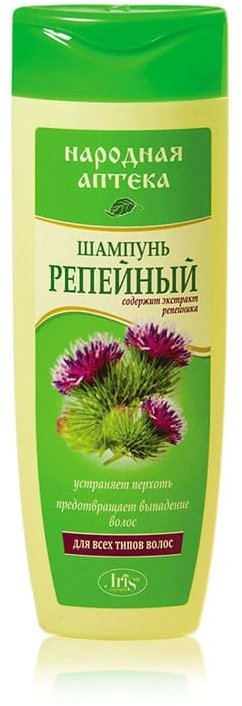 Шампунь Репейный для всех типов волос Iris, 400 мл  &mdash; TD-EX.RU