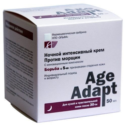 Ночной интенсивный крем «Против морщин» Age Adapt​, 50 мл фото 1 &mdash; TD-EX.RU