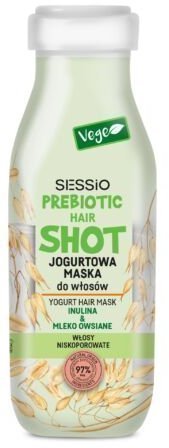 Sessio Prebiotic Hair Shot Йогуртовая маска для волос с инулином и овсяным молоком, 350 г фото 1 &mdash; TD-EX.RU