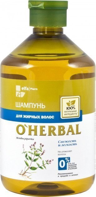 O'Herbal Шампунь для жирных волос, 500 мл фото 1 &mdash; TD-EX.RU