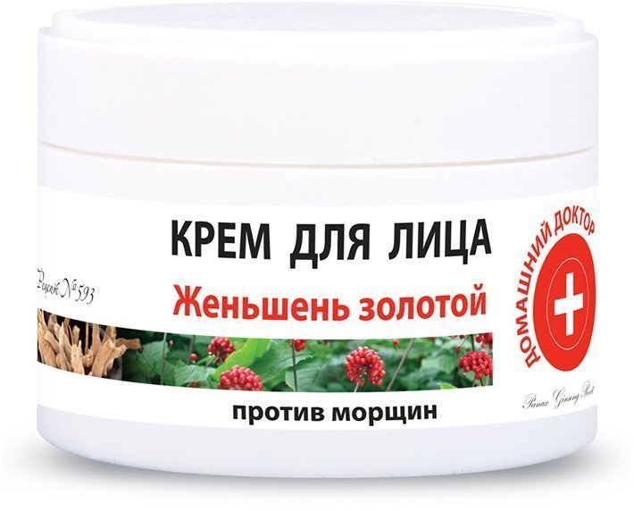 Крем для лица "Женьшень золотой" Домашний доктор, 100 мл фото 1 &mdash; TD-EX.RU