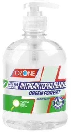 Антибактериальное жидкое мыло OZONE "Green forest " Romax, 500 г  фото 1 &mdash; TD-EX.RU