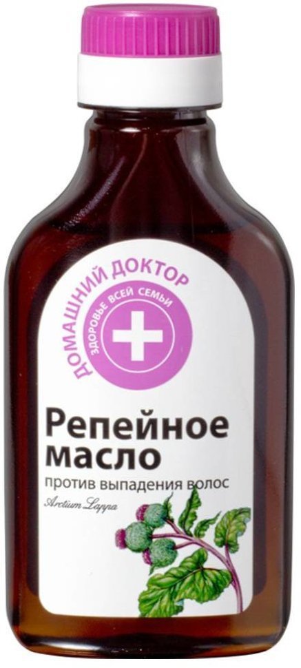 Репейное масло против выпадения волос Домашний доктор, 100 мл фото 1 &mdash; TD-EX.RU