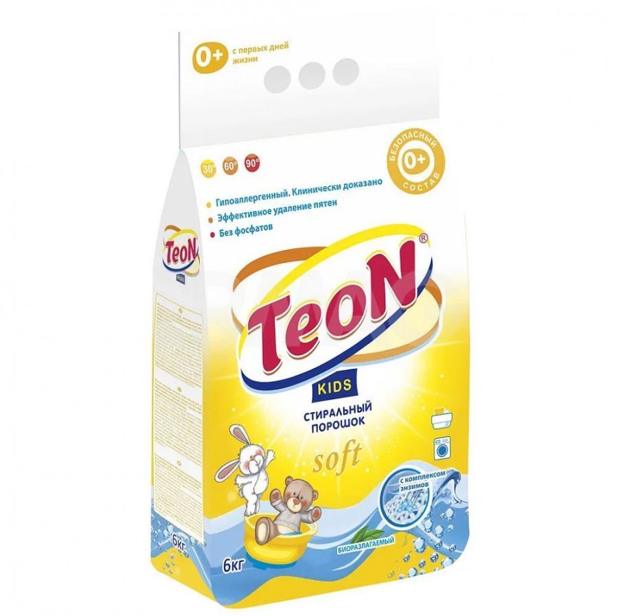 Стиральный порошок Kids Teon, 6 кг фото 1 &mdash; TD-EX.RU