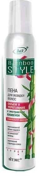 Пена для уладки волос Bamboo Care с укрепляющим действием бамбука Суперсильной фиксации БЕЛИТА, 300 мл фото 1 &mdash; TD-EX.RU