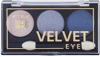 VITEX Компактные тени для век Витэкс, VELVET EYES Тон 05 Indigo фото 1 &mdash; TD-EX.RU