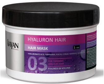 KAYAN Маска для тонких и лишенных объема волос Hyaluron Hair 250 мл фото 1 &mdash; TD-EX.RU