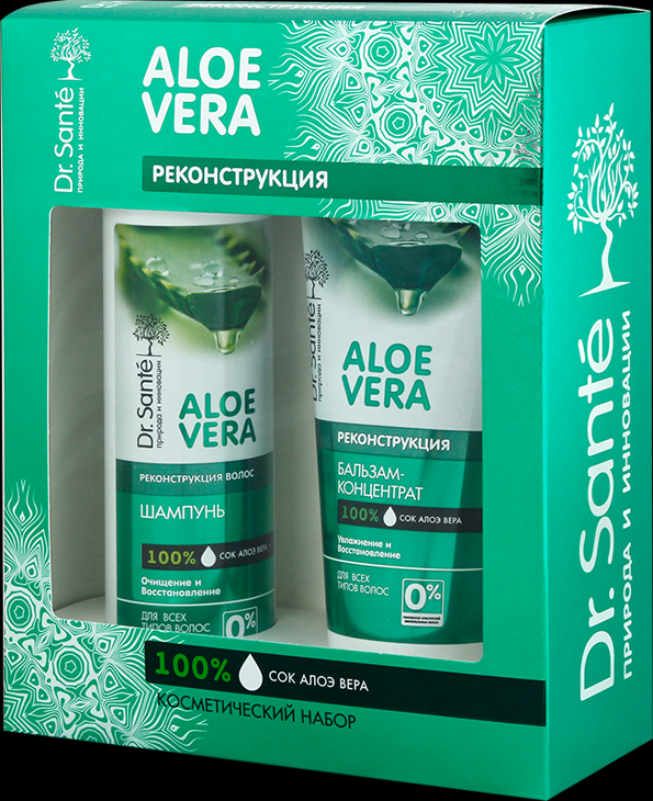 Подарочный набор Aloe Vera "Реконструкция" Dr. Sante фото 1 &mdash; TD-EX.RU