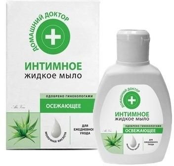 Жидкое мыло Интимное Освежающее Алоэ Домашний Доктор, 200 мл фото 1 &mdash; TD-EX.RU