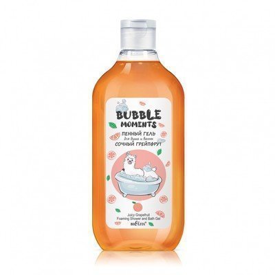 Белита Bubble moments Пенный гель для душа и ванны "Сочный грейпфрут", 300 мл фото 1 &mdash; TD-EX.RU