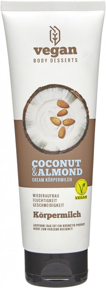 Молочко для тела с кокосовым и миндальным маслом VEGAN DESSERTS Beliso, 250 мл фото 1 &mdash; TD-EX.RU