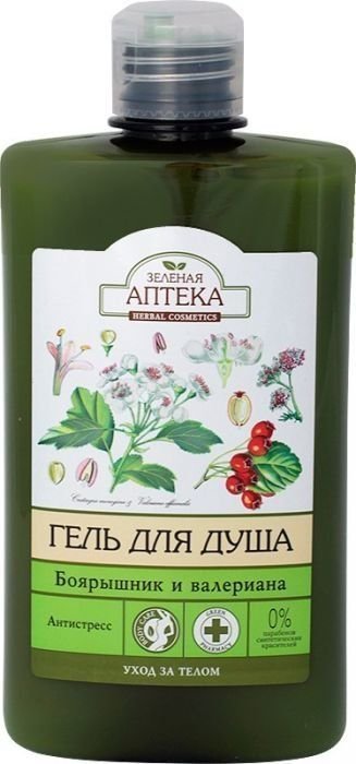 ЗЕЛЕНАЯ АПТЕКА Гель для душа боярышник, 400 мл фото 1 &mdash; TD-EX.RU