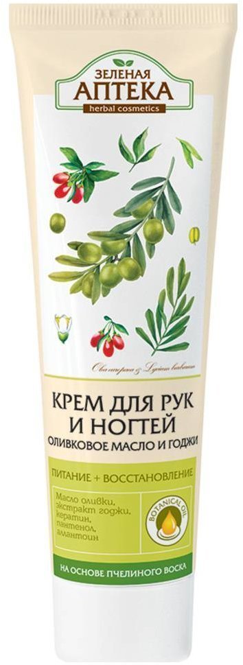 Крем для рук и ногтей "Оливка" Зеленая аптека, 100 мл фото 1 &mdash; TD-EX.RU