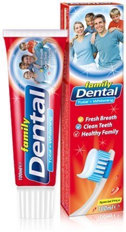 Зубная паста Dental Family Total+Whitening Rubella, 100 мл фото 1 &mdash; TD-EX.RU