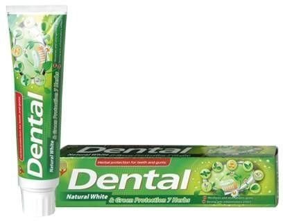 Зубная паста Dental Natural White&Green Protection 7 Herbs. Естественная белизна Rubella, 100 мл фото 1 &mdash; TD-EX.RU