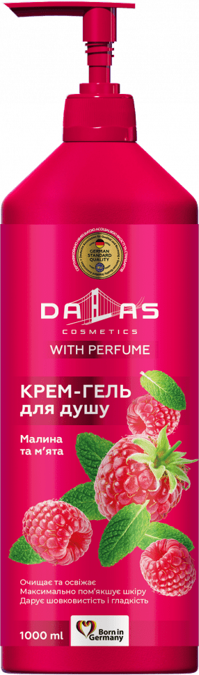 Dalas Крем-гель для душа Малина и мята, 1000 мл фото 1 &mdash; TD-EX.RU