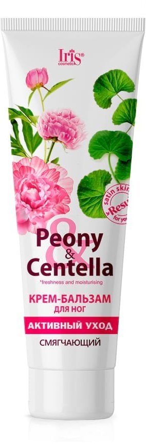 Крем-бальзам для ног активный уход "Peony&Centella" туба Iris, 100 мл фото 1 &mdash; TD-EX.RU