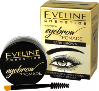 Помада для бровей - DARK BROWN серии EYEBROW POMADE Eveline фото 1 &mdash; TD-EX.RU