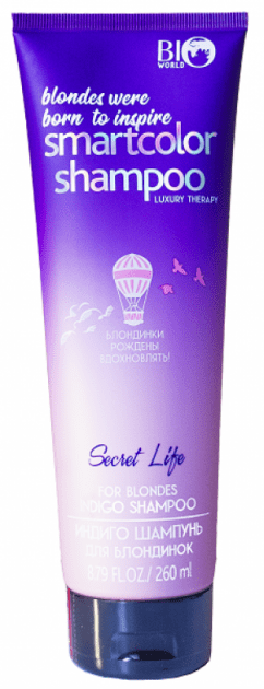 BIO WORLD SECRET LIFE Luxury Therapy Индиго шампунь для блондинок, 260 мл фото 1 &mdash; TD-EX.RU