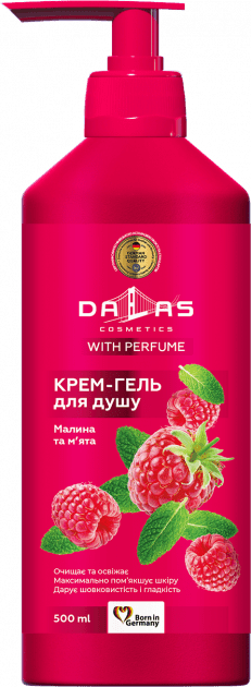 Dalas Крем-гель для душа Малина и мята, 500 г фото 1 &mdash; TD-EX.RU