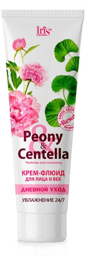 Крем-флюид для лица и век дневной уход "Peony&Centella" туба Iris, 100 мл фото 1 &mdash; TD-EX.RU