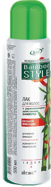 Гель для укладки волос "Объем и укрепление" суперсильной фиксации с экстрактом бамбука Bamboo style Витэкс, 500 мл фото 1 &mdash; TD-EX.RU