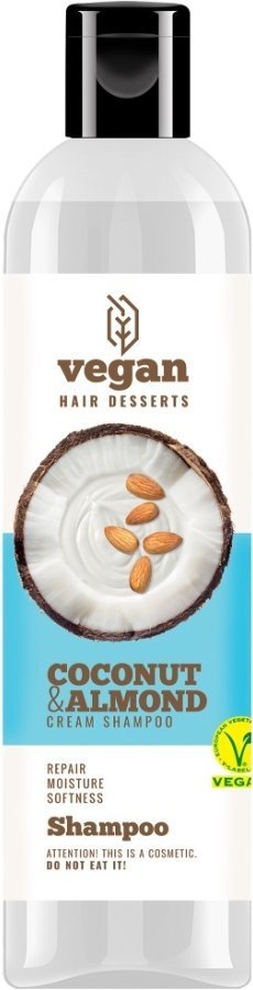Шампунь для волос с кокосовым и миндальным маслом VEGAN DESSERTS Beliso, 300 мл фото 1 &mdash; TD-EX.RU
