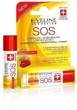 Восстанавливающий бальзам для губ Argan Oil Sos Клубника Eveline фото 1 &mdash; TD-EX.RU
