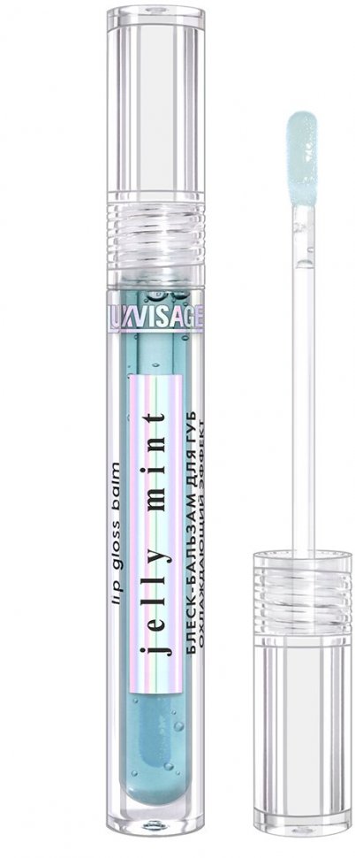 Блеск-бальзам для губ JELLY MINT охлаждающий эффект LUXVISAGE  фото 1 &mdash; TD-EX.RU