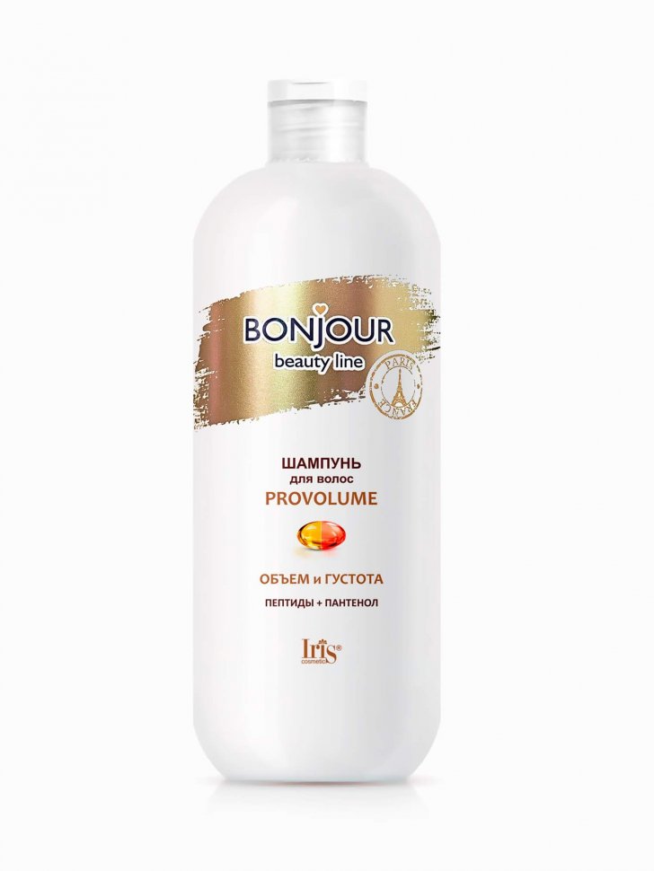 Шампунь для волос PROVOLUME Объём и густота Bonjour Beauty line Iris, 500 мл    фото 1 &mdash; TD-EX.RU