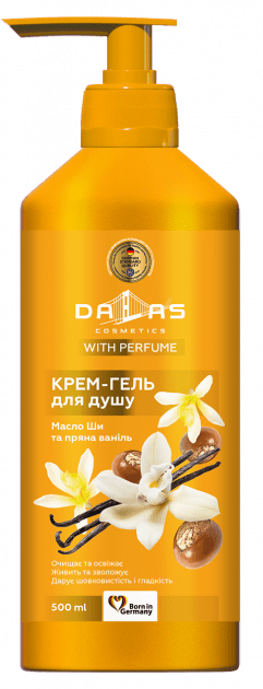 Dalas Крем-гель для душа Масло Ши и пряная ваниль, 1000 мл фото 1 &mdash; TD-EX.RU