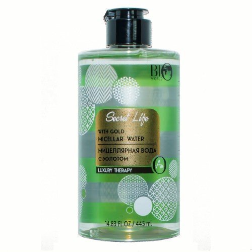 Мицеллярная вода с золотом LUXURY THERAPY Secret Life Bio World, 445 мл фото 1 &mdash; TD-EX.RU