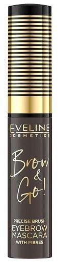 Тушь для бровей "Brow & Go!" тон 03 Soft Brown Eveline, 6 мл  фото 1 &mdash; TD-EX.RU