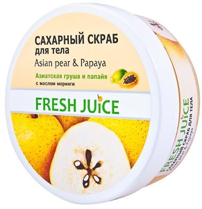 Сахарный скраб для тела Asian Pear & Papaya Fresh Juice, 225 мл фото 1 &mdash; TD-EX.RU