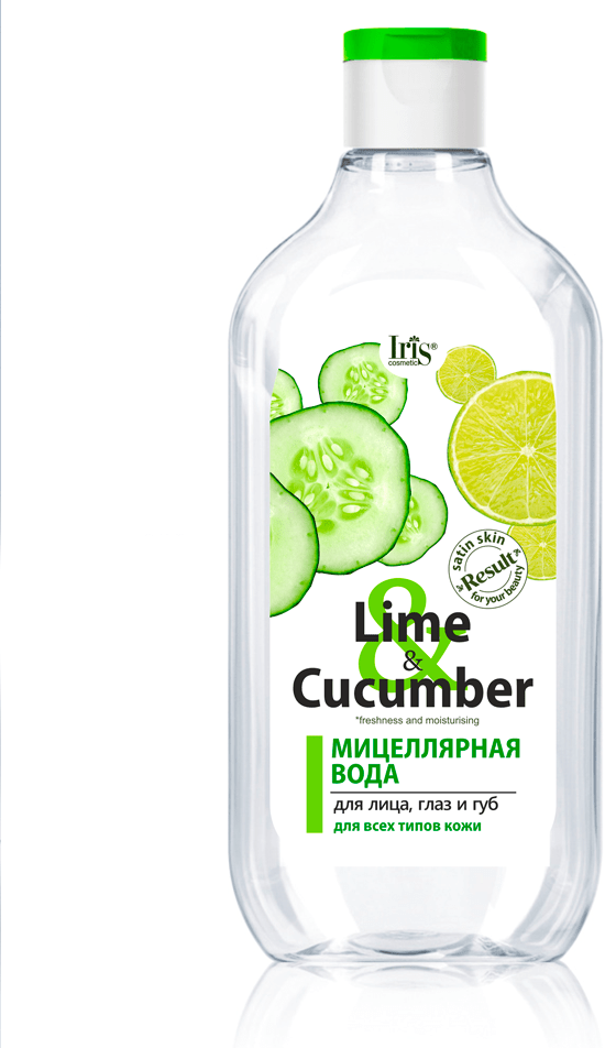 Мицеллярная вода для лица, глаз и губ Lime&Cucumber Iris, 500 мл фото 1 &mdash; TD-EX.RU
