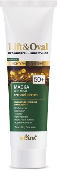 Маска для лица “Круговой лифтинг” Lift&Oval 50+ Белита, 100 мл фото 1 &mdash; TD-EX.RU