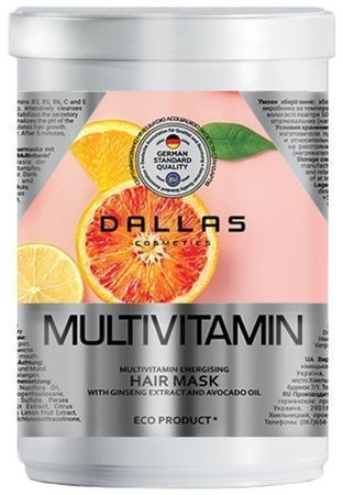 Маска для волос Multivitamin с комплексом мультивитаминов Dallas, 500 мл фото 1 &mdash; TD-EX.RU