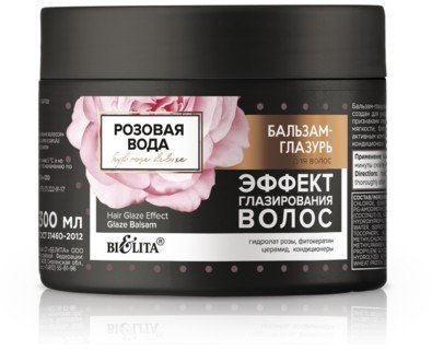 Белита Розовая вода - HydRoseDeluxe Бальзам-глазурь для волос Эффект глазирования волос, 300 мл фото 1 &mdash; TD-EX.RU