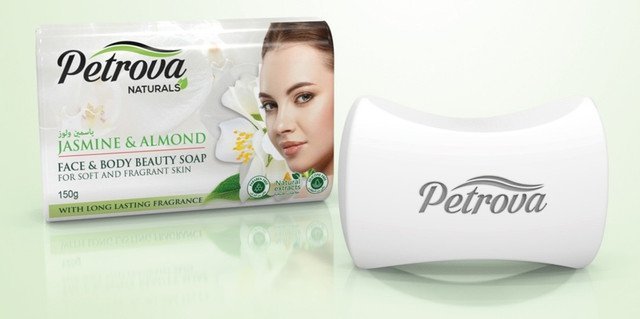 Мыло твердое JASMINE & ALMOND-SOFT & FRAGRANT SKIN Petrova, 150 г  фото 1 &mdash; TD-EX.RU