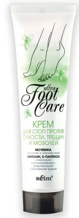 Крем для кожи стоп, склонной к сухости, образованию трещин и мозолей ULTRA FOOT CARE Белита, 100 мл фото 1 &mdash; TD-EX.RU