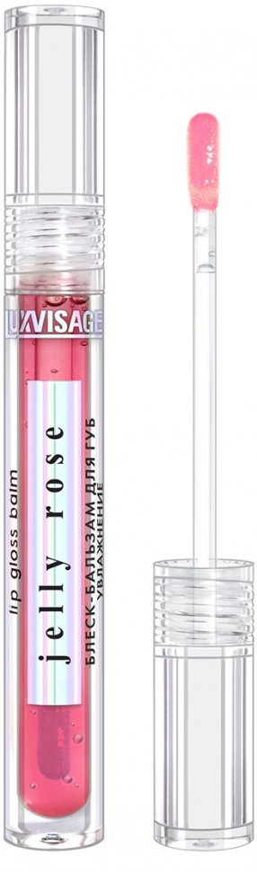 Блеск-бальзам для губ JELLY ROSE увлажнение LUXVISAGE фото 1 &mdash; TD-EX.RU