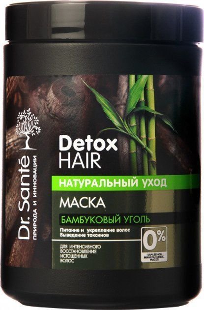 Маска для волос "Бамбуковый уголь" Dr. Sante, 1000 мл фото 1 &mdash; TD-EX.RU