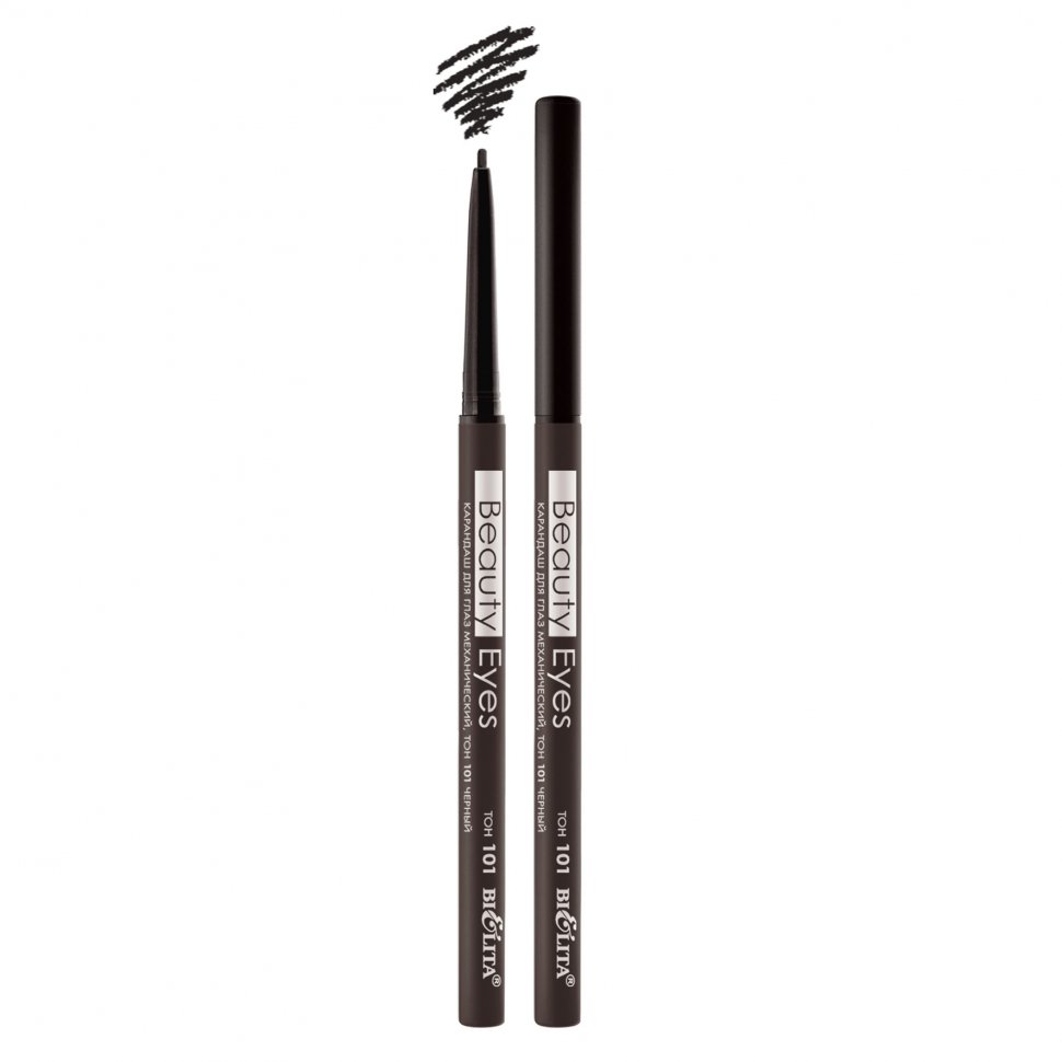 Карандаш для глаз механический Beauty Eyes тон 101 черный Белита фото 1 &mdash; TD-EX.RU