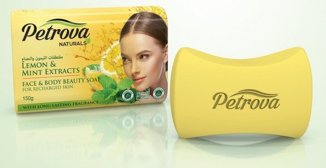 Мыло твердое LEMON & MINT EXTRACTS-RECHARGED SKIN Petrova, 150 г фото 1 &mdash; TD-EX.RU
