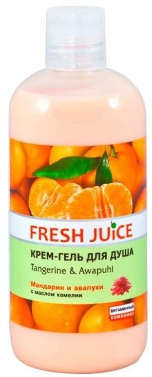 Крем-гель для душа "Tangerine & Awapuhi" Fresh Juice, 500 мл фото 1 &mdash; TD-EX.RU